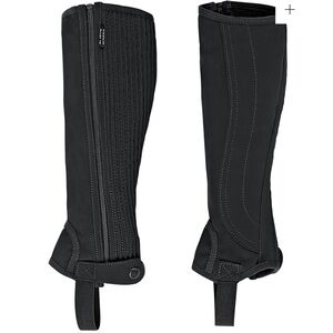 DUBLIN. New with tags Black Half Riding Chaps